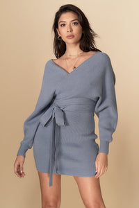 Eleanor Knit Dress Midnight Blue